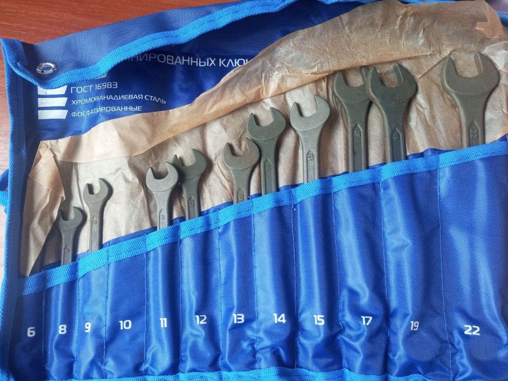 Набор комбинированных ключей 15477 (6-22мм/12шт) Полтава - изображение 1