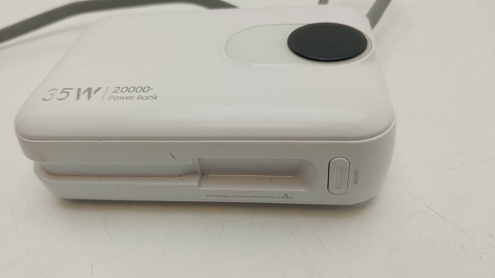 Павербанк з вбудованим кабелем 35ЗPB20 35w 20000mAh (товар вживаний) Луцьк - фото 2