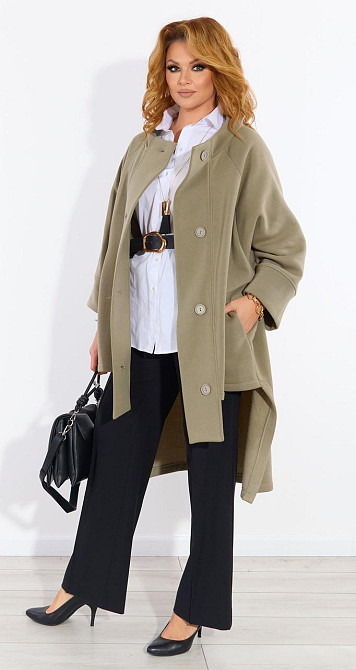 Теплий асиметричний кардиган Київ - фото 1