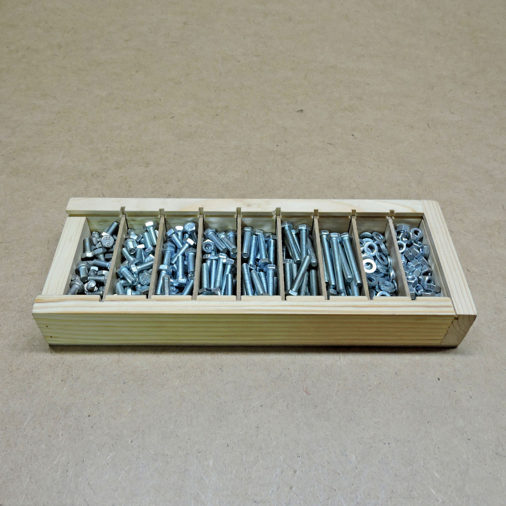 Набор 1х болтов, гаек, шайб М6 425шт Николаев - изображение 8