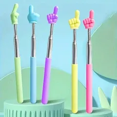 Телескопическая указка Палец 21–69 см складная указка для учителей, тренеров и игр с детьми Одесса - изображение 1