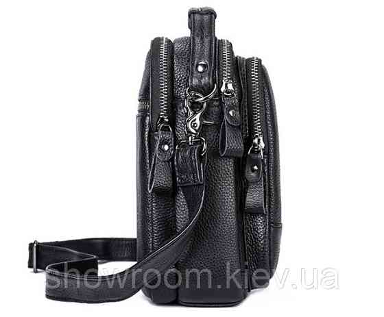 Зручна шкіряна сумка через плече Leather Collection (5044) Київ