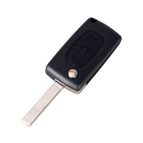 Выкидной ключ, корпус под чип, 2кн DKT0269, Peugeot, ниша CE0536, VA2 Винница