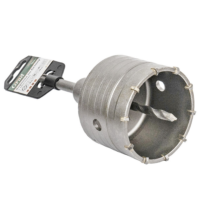 Коронка для бетону Ø80×70 мм 10 зубців + хвостовик 110 мм SDS-plus GRAD (1514405) Київ - фото 7
