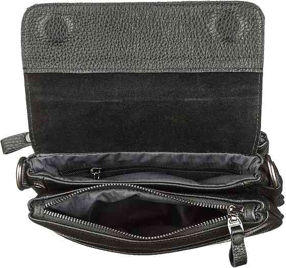 Мужская сумка SHVIGEL 11038 кожаная, Черная Киев