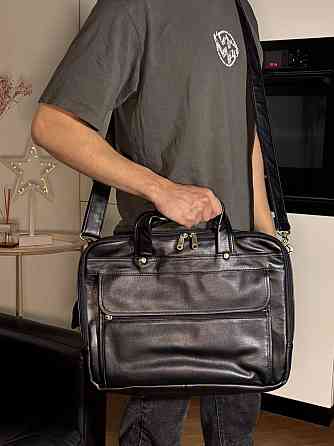 Сумка мужская для ноутбука 15.6 Черная (Vintage) Киев
