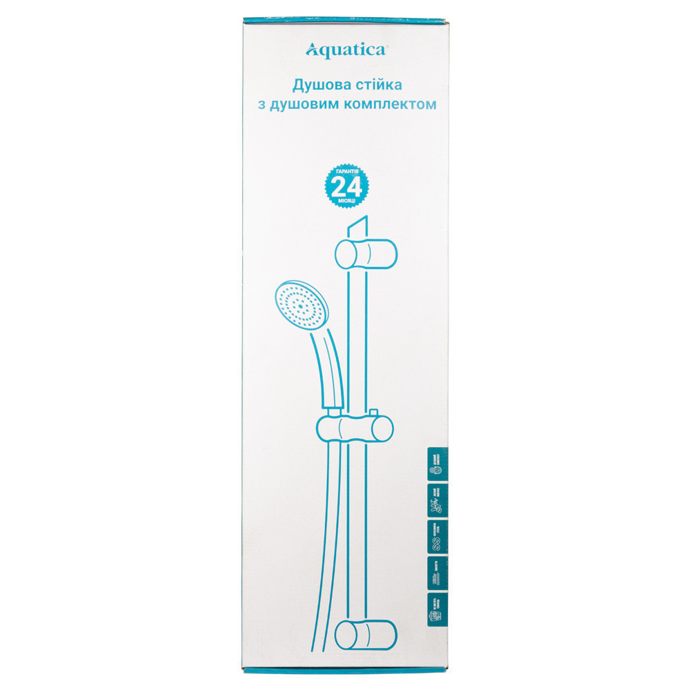 Душова стійка з душовим комплектом (55A) AQUATICA (9792155) Київ - фото 2