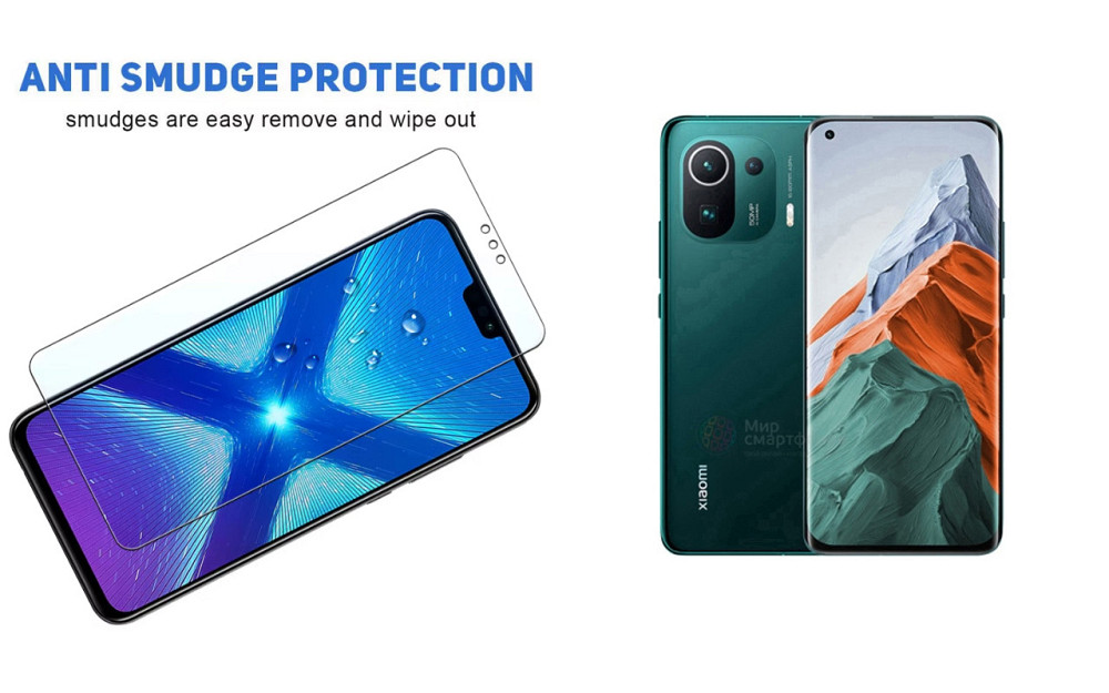 Захисне скло NeoGlass для Xiaomi Mi 11 Pro – надпрозоре та стійке Київ - фото 3