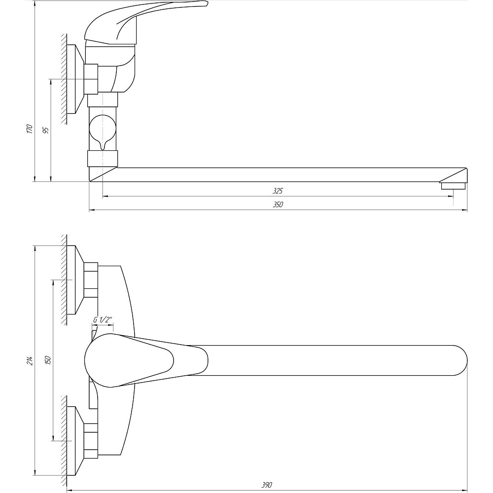 Змішувач для ванни EcoMix ENERGO E-GEZ-108 Луцк - изображение 5