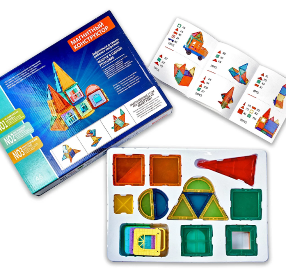 Розвиваючий магнітний 3d конструктор (3d конструктор для дітей ) Розвиваюча іграшка для дітей Кам'янець-Подільський