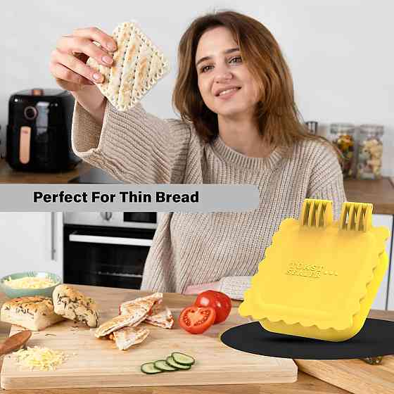 Форма для сендвічів Toastie Maker Modish Ware, запаювач тостів для тонкого хліба, BPA Free, для тостера, духовки, аерофритюрниці Київ