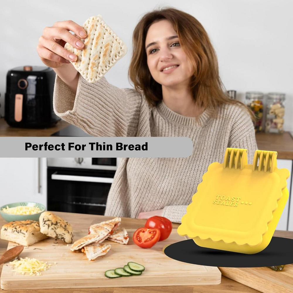 Форма для сендвічів Toastie Maker Modish Ware, запаювач тостів для тонкого хліба, BPA Free, для тостера, духовки, аерофритюрниці Київ - фото 3