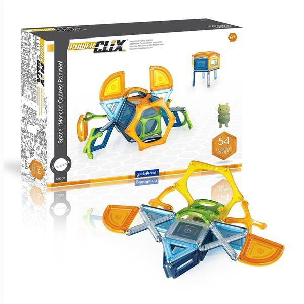 Магнитный конструктор Guidecraft PowerClix Explorer Series Космос, 54 детали (G9470) Харьков - изображение 18