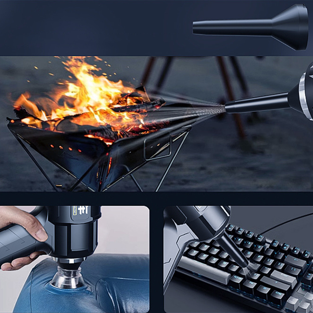 Автомобільний акумуляторний пилосос + 5 насадок,1 АКБ,Dust collector SBR Київ - фото 9