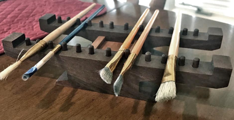 Органайзер для пензлів "Траніста" мокко Миколаїв - фото 1