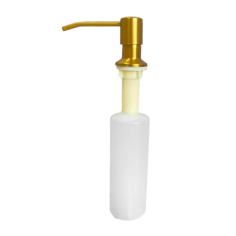 Дозатор для мийного засобу врізний Mixxus DIS-01.SUS Brushed Gold з SUS304 300 мл (кол.матове золото) (MI8224) Київ - фото 1