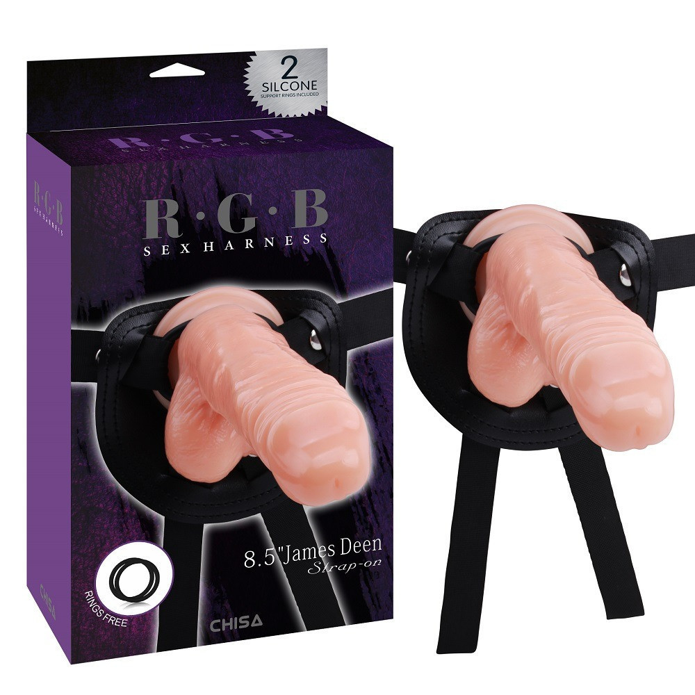 Страпон ремневой Cnisa R.G.B JAMES DEEN с реалистичной насадкой, S Sex Aura Киев - изображение 2