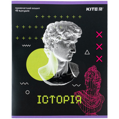 Тетрадь Kite предметная Neo 48 листов, история клетка (K24-240-12) Винница - изображение 1