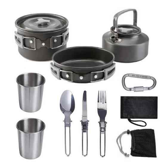 Набор посуды для городского пикника HALIN, Наборы столовой посуды для похода, Посуда в поход GX-16 Ивано-Франковск