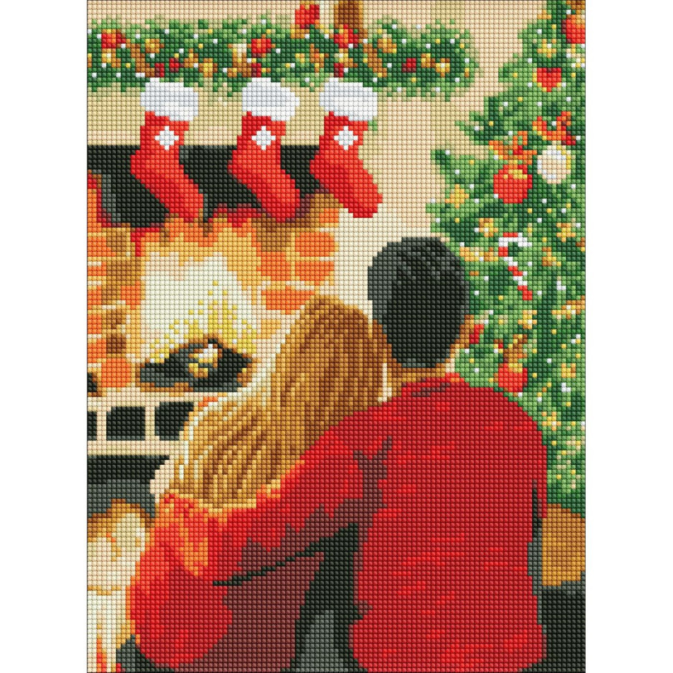 Алмазная мозаика без подрамника 