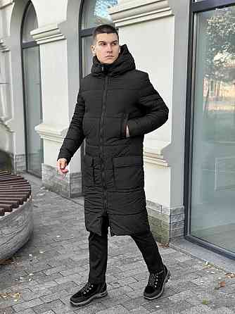 Чоловіча зимова куртка чорна Pobedov Tank S Київ