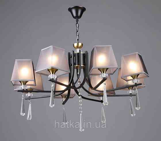 Люстра классическая подвесная Sirius B NH6444/8 BK+COP Киев