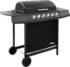 Гриль Zakito Home Grill Gazowy 6-Palnikowy 102X55X98 cm Czarny Zh3053628 Киев