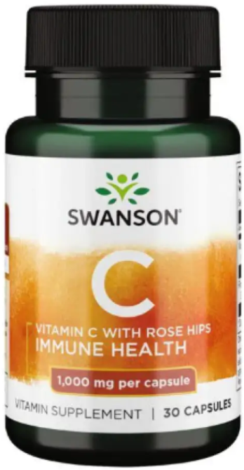 Вітамін C Swanson Vitamin C Rose Hips 1000mg 30 капс Київ - фото 3
