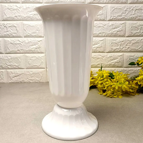 Вазон Флора з підставкою 38см білий Алеана Житомир - изображение 2