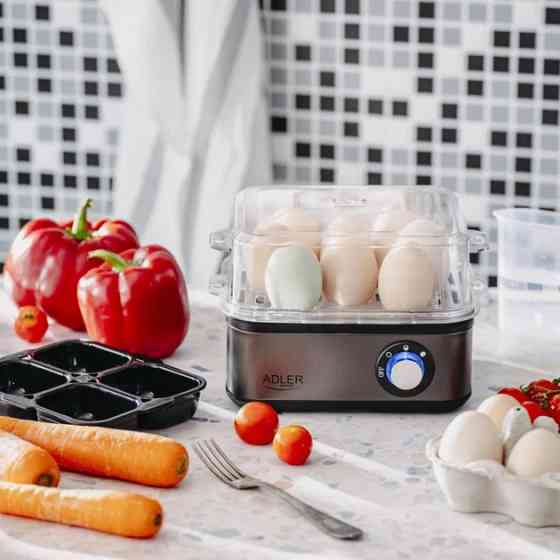 Яйцеварка на 8 яиц 800 Вт Adler AD 4486 Gun Metal PG-25 Львов