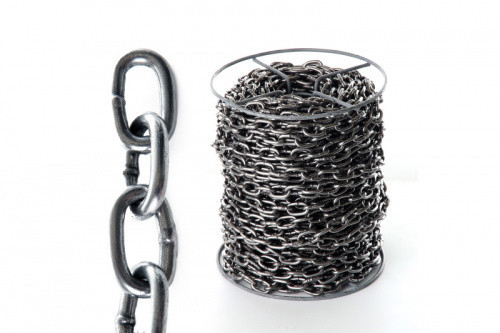 Ланцюг короткозований без покриття 4 мм DIN 5685А бухта 70 м APRO Рівне - фото 1