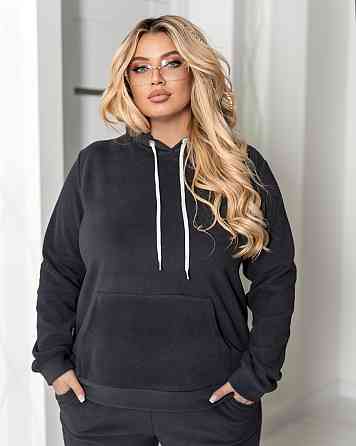 Спортивный флисовый костюм женский 