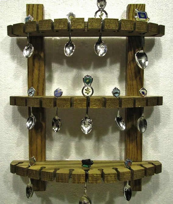 Полиця для колекції ложок "Галант" мускат Миколаїв - фото 1