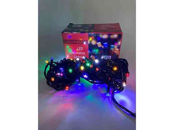 Гирлянда 80LED белый 9м черн провод 220V 0370-11 ТМ PRC Киев