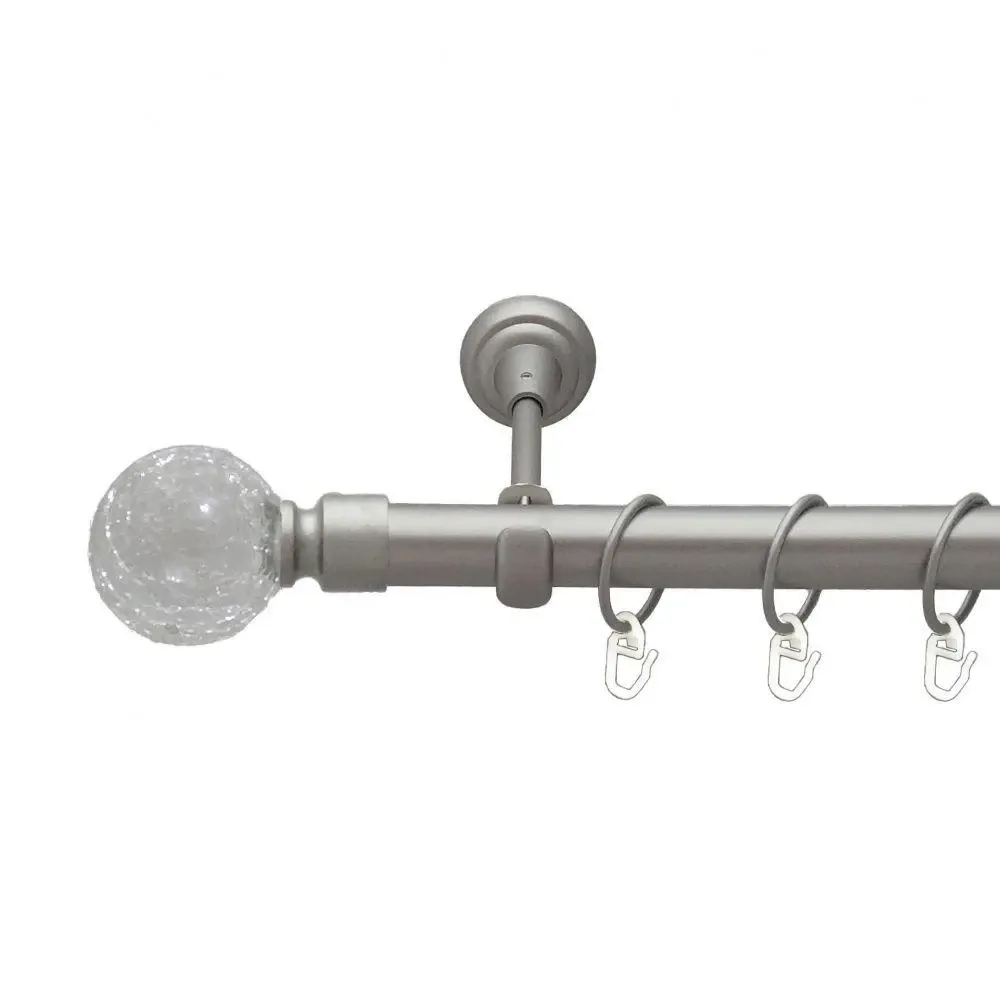 Карниз Orvit Сепія металевий однорядний відкритий Сатин 25 мм 200 см (6322052) Львів - фото 1