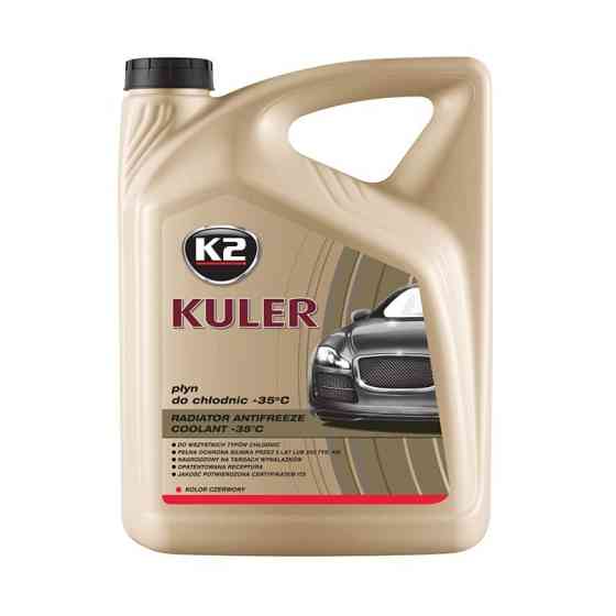 Антифриз K2 Kuler Long Life G12 -35°C красный готовый 5л Львов