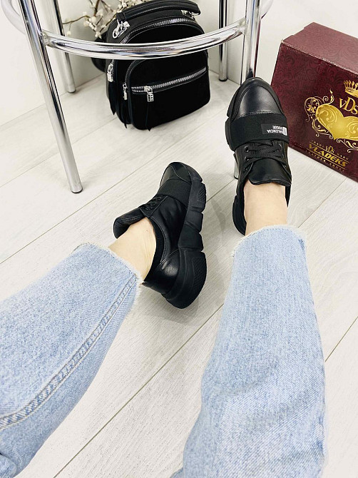 VLADEKS Кросівки жіночі VLADEKS 1074 чорні (весна-осінь, шкіра натуральна) (3180) лише 38р. Коломия - фото 2