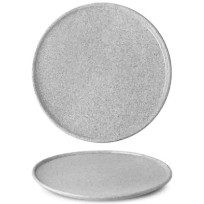 Тарілка G.Benedikt Granit 24 см глянцеве глазурування Світло-сіра (G1X2124) Вінниця - фото 1