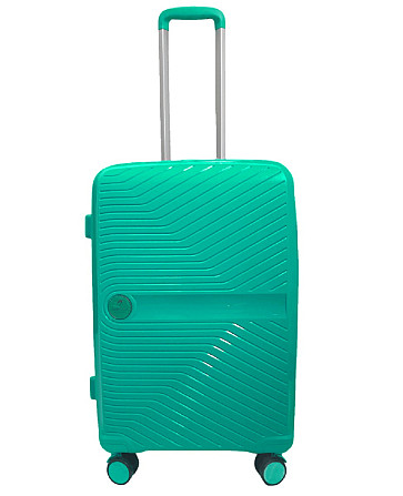 Чемодан пластиковый AIRTEX 280 средний бирюзовый Киев - изображение 1