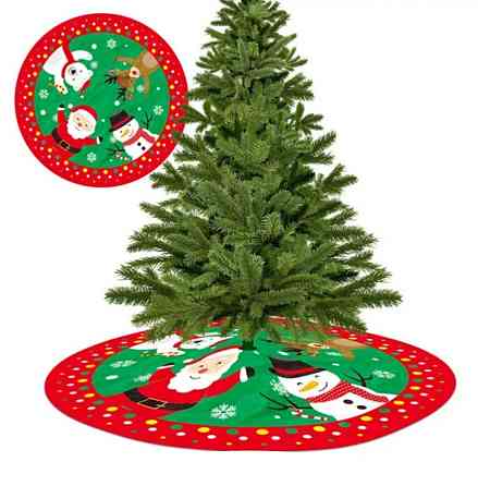 Юбка коврик под елку 90 см разноцветный Киев