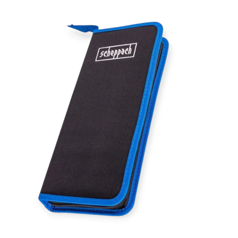 Набір напилків та надфілів 150, 315мм, щіточка 150мм 17 шт (чохол) Scheppach Мукачево - фото 7