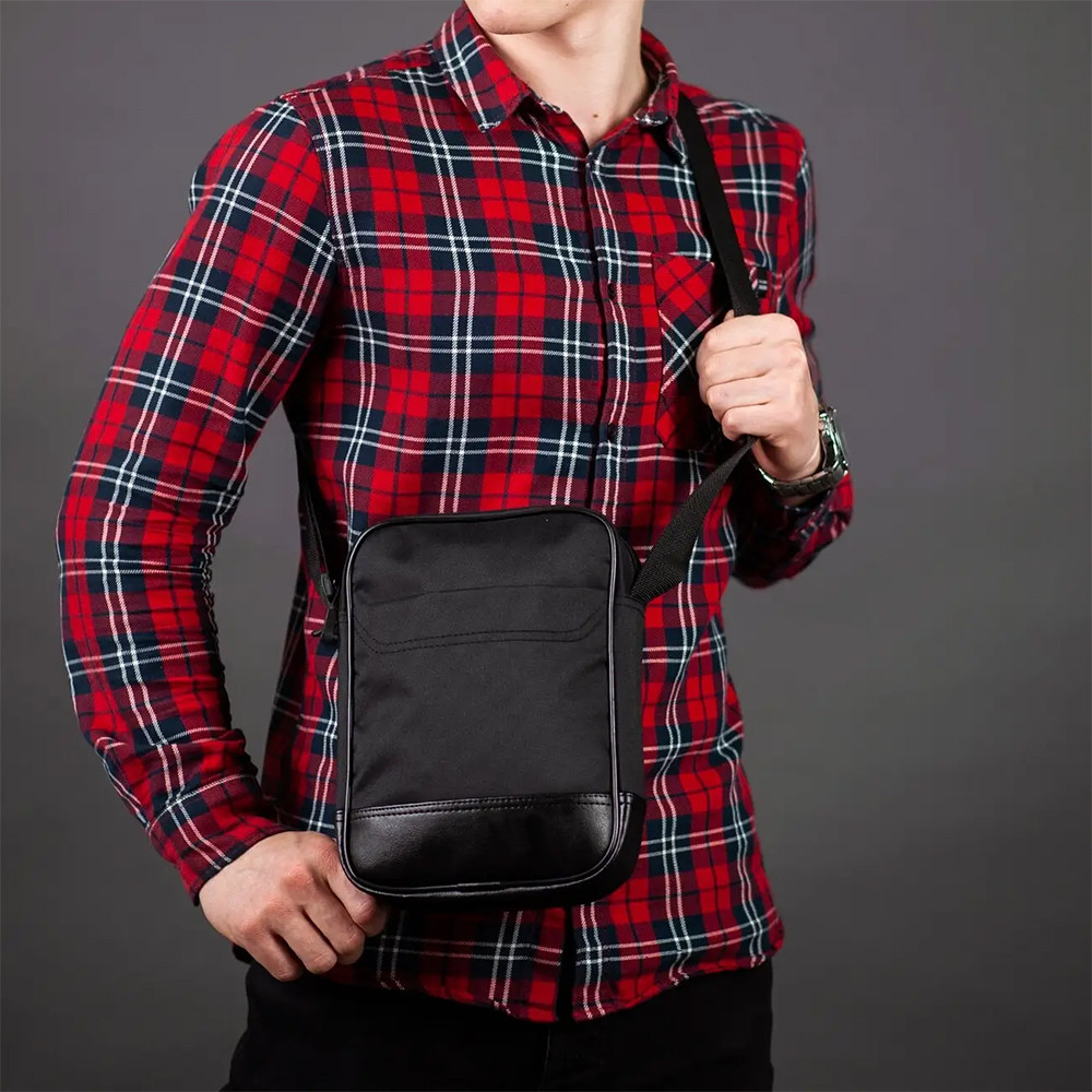 Сумки-мессенджеры почтальонки, Мужская городская сумка кросс-боди, Комфортный мессенджер QZ-38 Львов - изображение 2