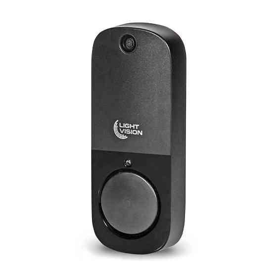 Дверний WiFi дзвінок Light Vision VLC-DR10T(Tuya) Black з ІЧ-датчиком руху (75-00186) Київ
