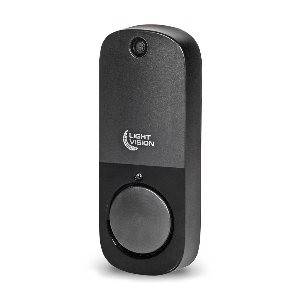 Дверний WiFi дзвінок Light Vision VLC-DR10T(Tuya) Black з ІЧ-датчиком руху (75-00186) Київ - фото 2