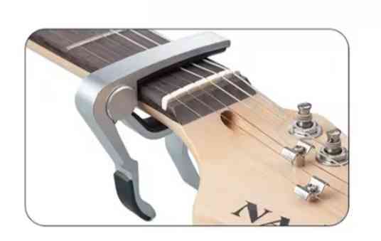 Гитарный каподастр для шестиструнной гитары капо 9 см серый Киев