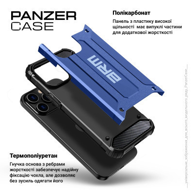 Чехол для мобильного телефона Armorstandart Panzer Xiaomi Redmi 13C 4G / Poco C65 Dark Blue (ARM73716) Винница - изображение 4