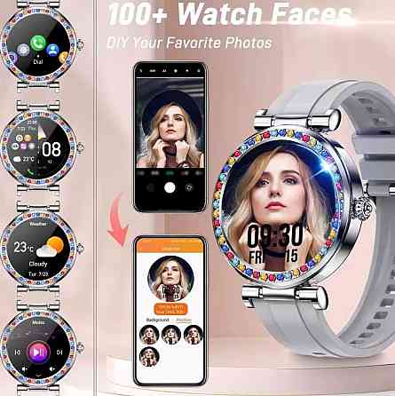 Жіночий смарт-годинник: EIGIIS CF30 RAINBOY. NFC. Київ