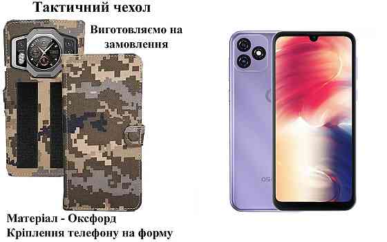 Тактичний чохол для Blackview BV9900, BV9900E, BV9900 Pro, кріпиться до спорядження на липучці Київ