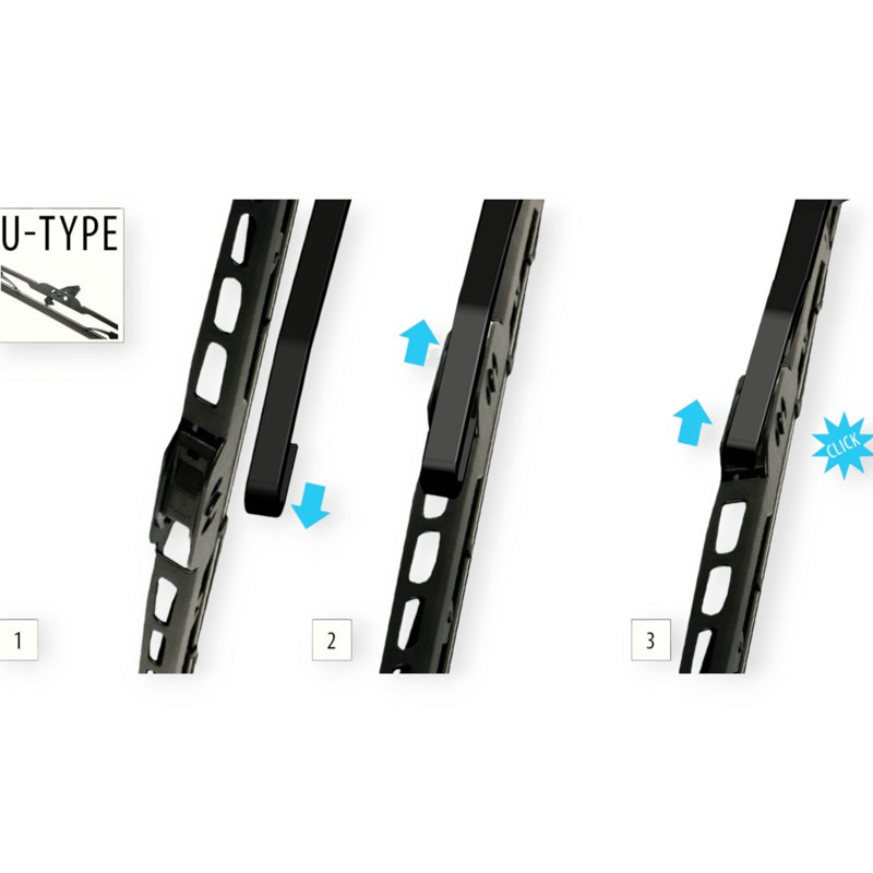 Щітка oximo каркасна 325мм під гак 8,9мм двірника Мукачево - фото 5