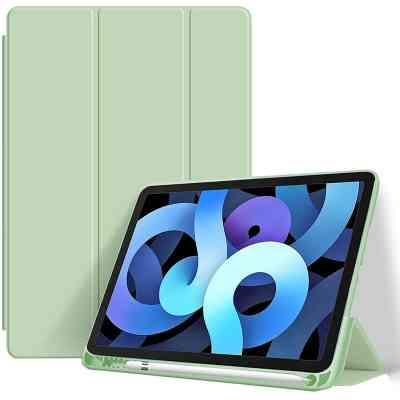 Чохол до планшета BeCover Tri Fold Soft TPU mount Apple Pencil Apple iPad 10.2 2019/2020/2021 Light Green (708458) Вінниця